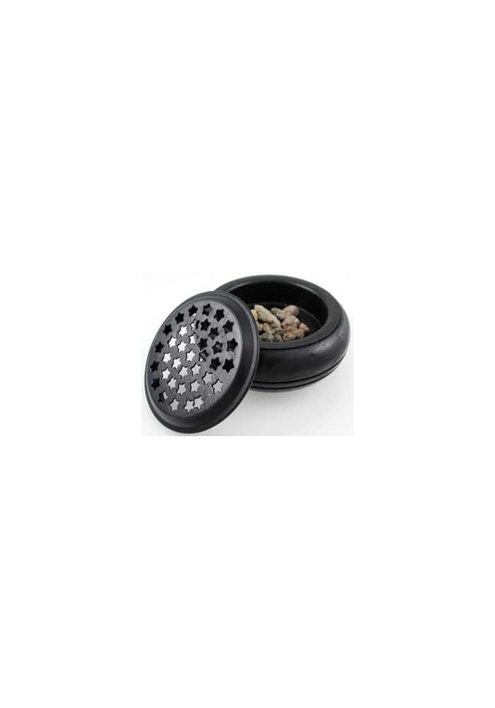 CircuitOffice AzureGreen Starry Screen Charcoal Burner in Black